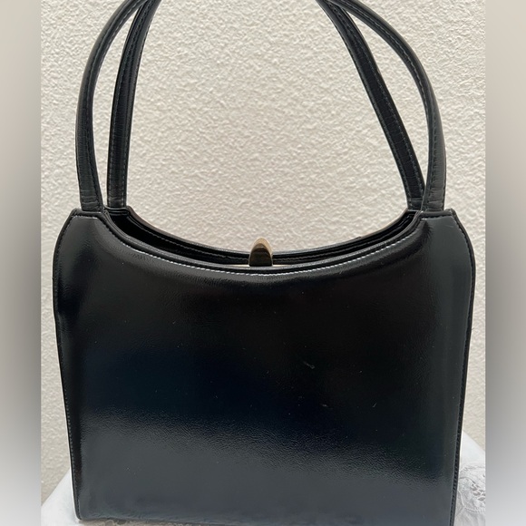 Vintage Multi-color, Patchwork, Top Handle Handbag - Picture 8 of 13